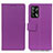 Custodia Portafoglio In Pelle Cover con Supporto M08L per Oppo A74 4G Viola