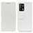 Custodia Portafoglio In Pelle Cover con Supporto M08L per Oppo F19 Bianco