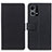 Custodia Portafoglio In Pelle Cover con Supporto M08L per Oppo F21 Pro 4G Nero