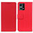 Custodia Portafoglio In Pelle Cover con Supporto M08L per Oppo F21 Pro 4G Rosso