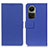 Custodia Portafoglio In Pelle Cover con Supporto M08L per Oppo Reno10 5G Blu