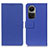 Custodia Portafoglio In Pelle Cover con Supporto M08L per Oppo Reno10 Pro 5G Blu