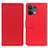 Custodia Portafoglio In Pelle Cover con Supporto M08L per Oppo Reno8 5G Rosso