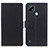 Custodia Portafoglio In Pelle Cover con Supporto M08L per Realme C21 Nero