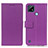 Custodia Portafoglio In Pelle Cover con Supporto M08L per Realme C21 Viola