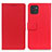 Custodia Portafoglio In Pelle Cover con Supporto M08L per Samsung Galaxy A03 Rosso