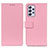 Custodia Portafoglio In Pelle Cover con Supporto M08L per Samsung Galaxy A73 5G Rosa