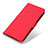 Custodia Portafoglio In Pelle Cover con Supporto M08L per Samsung Galaxy F62 5G Rosso