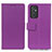 Custodia Portafoglio In Pelle Cover con Supporto M08L per Samsung Galaxy Quantum2 5G Viola