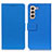 Custodia Portafoglio In Pelle Cover con Supporto M08L per Samsung Galaxy S23 Plus 5G Blu