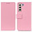 Custodia Portafoglio In Pelle Cover con Supporto M08L per Samsung Galaxy S23 Plus 5G Rosa