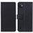 Custodia Portafoglio In Pelle Cover con Supporto M08L per Wiko Y82 Nero