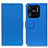 Custodia Portafoglio In Pelle Cover con Supporto M08L per Xiaomi Redmi 10 India Blu