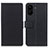 Custodia Portafoglio In Pelle Cover con Supporto M08L per Xiaomi Redmi 13C Nero