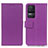 Custodia Portafoglio In Pelle Cover con Supporto M08L per Xiaomi Redmi K50 5G Viola