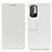 Custodia Portafoglio In Pelle Cover con Supporto M08L per Xiaomi Redmi Note 10 5G Bianco