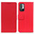 Custodia Portafoglio In Pelle Cover con Supporto M08L per Xiaomi Redmi Note 10 5G Rosso