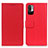 Custodia Portafoglio In Pelle Cover con Supporto M08L per Xiaomi Redmi Note 10 JE 5G Rosso