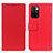 Custodia Portafoglio In Pelle Cover con Supporto M08L per Xiaomi Redmi Note 11 4G (2021) Rosso
