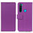 Custodia Portafoglio In Pelle Cover con Supporto M08L per Xiaomi Redmi Note 8 (2021) Viola