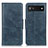 Custodia Portafoglio In Pelle Cover con Supporto M09L per Google Pixel 7a 5G Blu