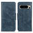 Custodia Portafoglio In Pelle Cover con Supporto M09L per Google Pixel 8 Pro 5G Blu