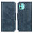 Custodia Portafoglio In Pelle Cover con Supporto M09L per Motorola Moto Edge 20 Lite 5G Blu