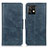 Custodia Portafoglio In Pelle Cover con Supporto M09L per Motorola Moto Edge Plus (2023) 5G Blu