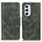 Custodia Portafoglio In Pelle Cover con Supporto M09L per Motorola Moto Edge X30 5G Verde