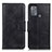 Custodia Portafoglio In Pelle Cover con Supporto M09L per Motorola Moto G50 Nero