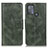 Custodia Portafoglio In Pelle Cover con Supporto M09L per Motorola Moto G50 Verde