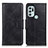 Custodia Portafoglio In Pelle Cover con Supporto M09L per Motorola Moto G60s Nero