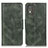 Custodia Portafoglio In Pelle Cover con Supporto M09L per Nokia C02 Verde