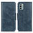 Custodia Portafoglio In Pelle Cover con Supporto M09L per Nokia G22 Blu