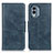 Custodia Portafoglio In Pelle Cover con Supporto M09L per Nokia X30 5G Blu