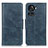 Custodia Portafoglio In Pelle Cover con Supporto M09L per OnePlus 10R 5G Blu