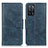 Custodia Portafoglio In Pelle Cover con Supporto M09L per Oppo A53s 5G Blu