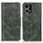 Custodia Portafoglio In Pelle Cover con Supporto M09L per Oppo F21 Pro 4G Verde