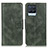 Custodia Portafoglio In Pelle Cover con Supporto M09L per Realme 8 4G Verde