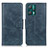 Custodia Portafoglio In Pelle Cover con Supporto M09L per Realme 9 Pro+ Plus 5G Blu