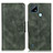 Custodia Portafoglio In Pelle Cover con Supporto M09L per Realme C21 Verde