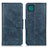 Custodia Portafoglio In Pelle Cover con Supporto M09L per Samsung Galaxy A22s 5G Blu