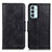 Custodia Portafoglio In Pelle Cover con Supporto M09L per Samsung Galaxy F23 5G Nero