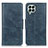 Custodia Portafoglio In Pelle Cover con Supporto M09L per Samsung Galaxy M33 5G Blu