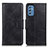 Custodia Portafoglio In Pelle Cover con Supporto M09L per Samsung Galaxy M52 5G Nero