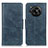 Custodia Portafoglio In Pelle Cover con Supporto M09L per Sharp Aquos R7 Blu