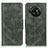 Custodia Portafoglio In Pelle Cover con Supporto M09L per Sharp Aquos R7s Verde