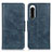 Custodia Portafoglio In Pelle Cover con Supporto M09L per Sony Xperia 5 IV Blu