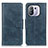 Custodia Portafoglio In Pelle Cover con Supporto M09L per Xiaomi Mi 11 Pro 5G Blu