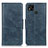 Custodia Portafoglio In Pelle Cover con Supporto M09L per Xiaomi POCO C3 Blu